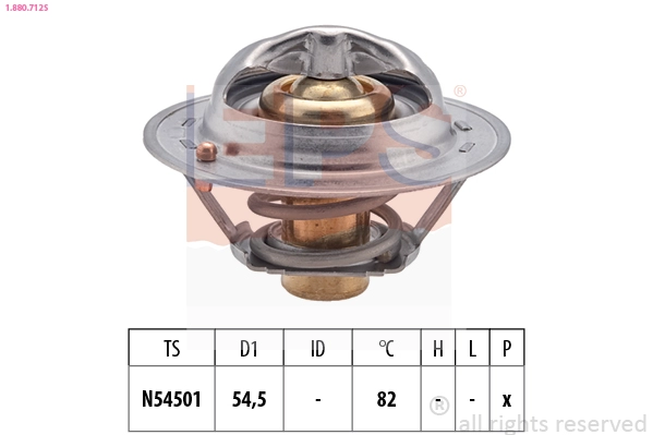 Thermostat, coolant (1.880.712S)