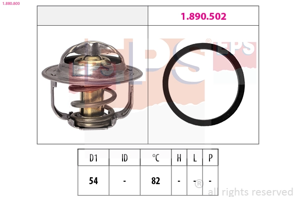 Thermostat, coolant (1.880.800)