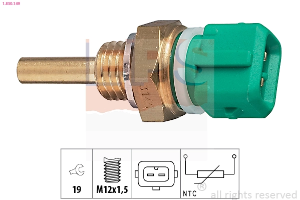 Sensor, coolant temperature (1.830.149)