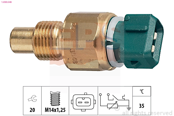 Sensor, coolant temperature (1.830.548)