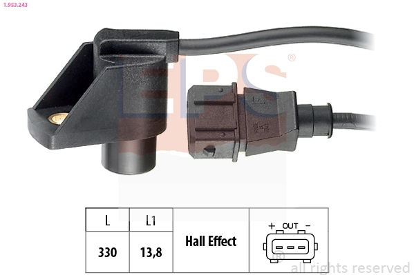 Sensor, camshaft position (1.953.243)