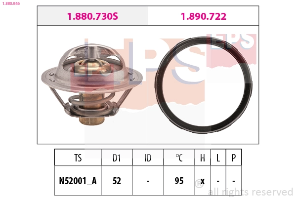 Thermostat, coolant (1.880.946)