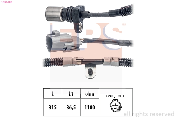Sensor, crankshaft pulse (1.953.502)