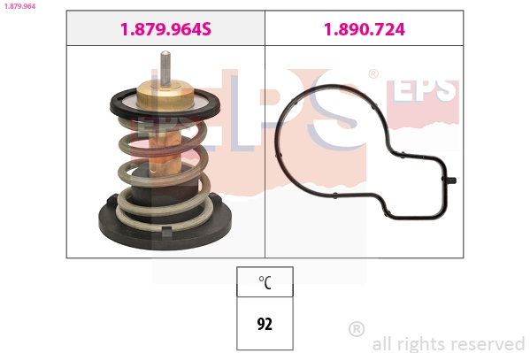 Thermostat, coolant (1.879.964)