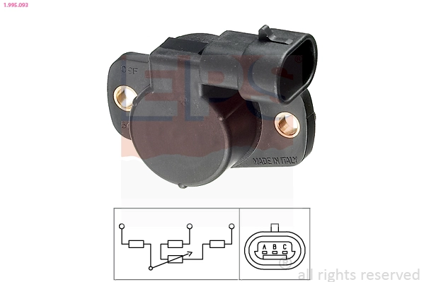 Sensor, throttle position (1.995.093)