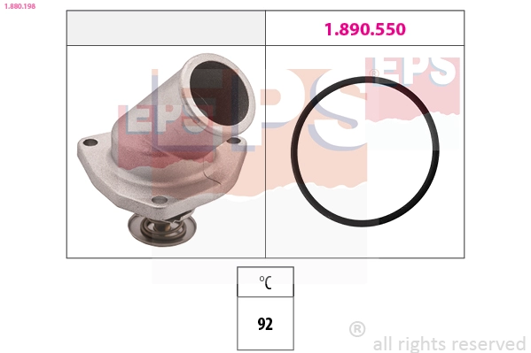 Thermostat, coolant (1.880.198)