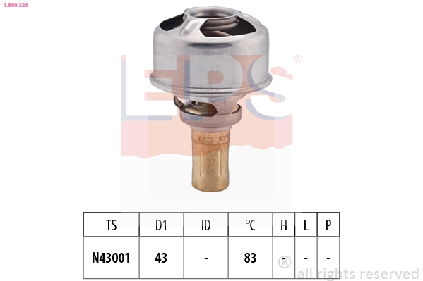 Thermostat, coolant (1.880.226)