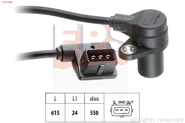 Sensor, crankshaft pulse (1.953.049)