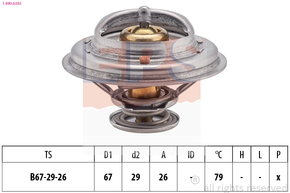 Thermostat, coolant (1.880.638S)