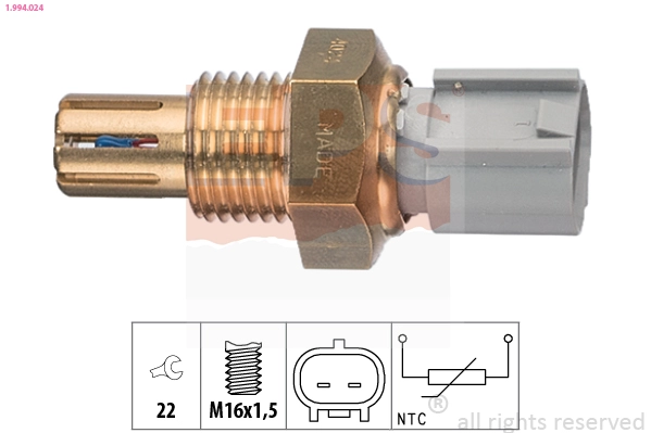 Sensor, intake air temperature (1.994.024)