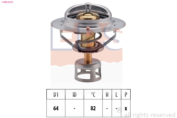 Thermostat, coolant (1.880.523S)