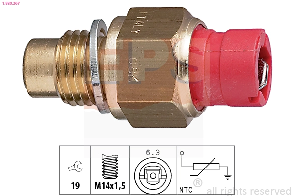 Sensor, oil temperature (1.830.267)