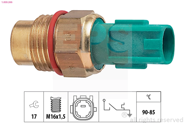 Temperature Switch, radiator fan (1.850.266)