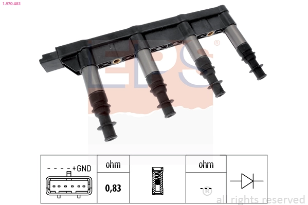 Ignition Coil (1.970.483)