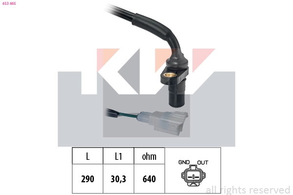 Sensor, RPM (453 465)