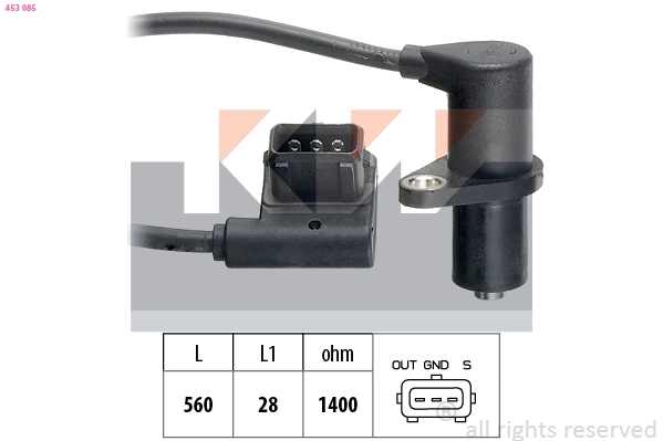 Sensor, camshaft position (453 085)