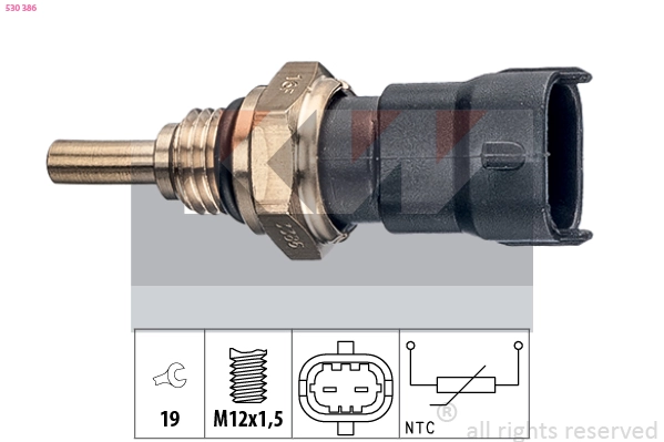 Sensor, coolant temperature (530 386)