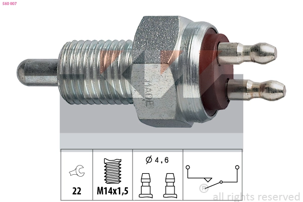Switch, reverse light (560 007)