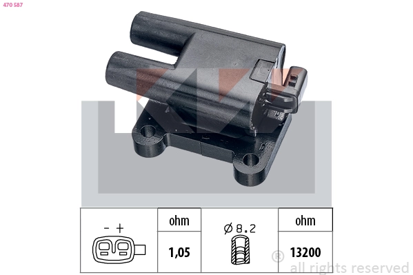Ignition Coil (470 587)