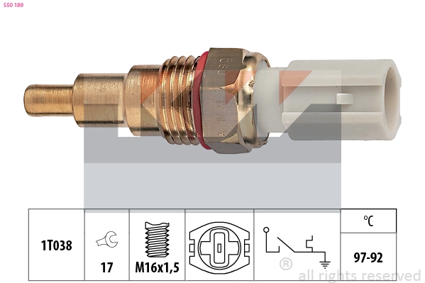 Temperature Switch, radiator fan (550 189)