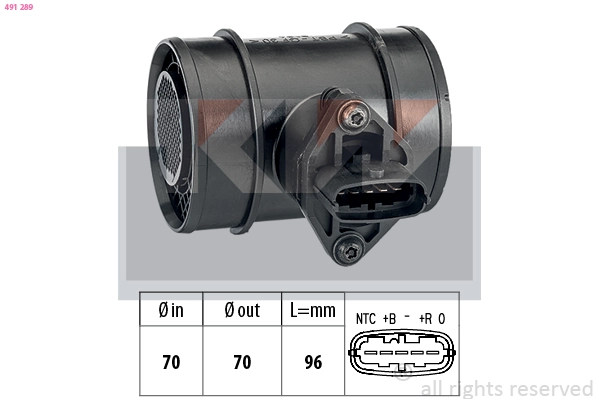 Mass Air Flow Sensor (491 289)