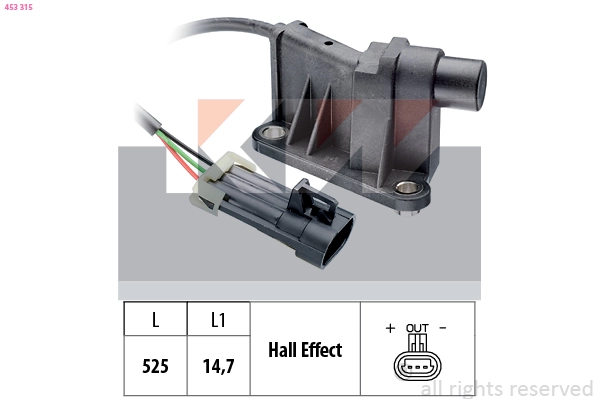 Sensor, camshaft position (453 315)