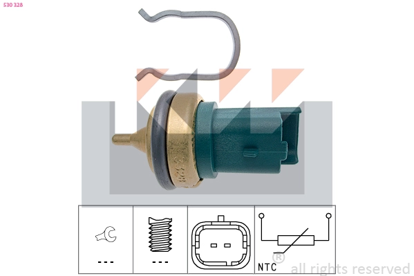 Sensor, coolant temperature (530 328)