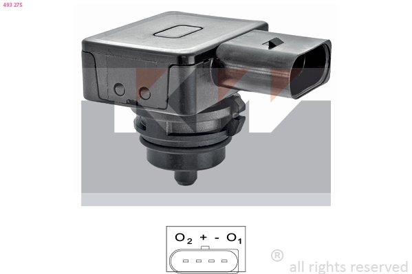 Pressure Sensor, brake booster (493 275)