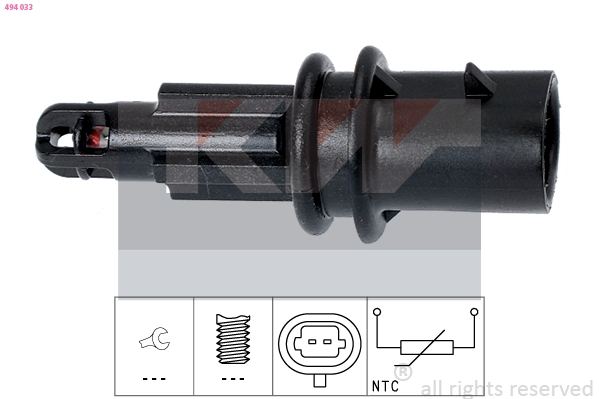 Sensor, intake air temperature (494 033)