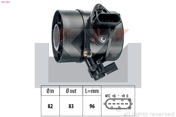 Mass Air Flow Sensor (491 354)
