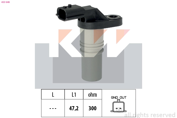 Sensor, crankshaft pulse (453 646)