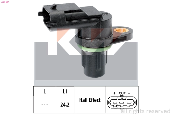Sensor, camshaft position (453 651)