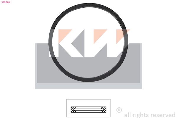 Seal, thermostat (590 528)