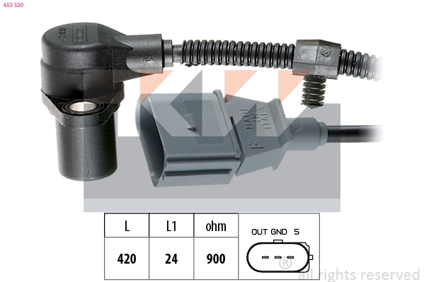 Sensor, crankshaft pulse (453 320)