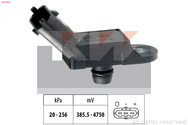 Air Pressure Sensor, altitude adaption (493 055)