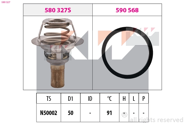 Thermostat, coolant (580 327)