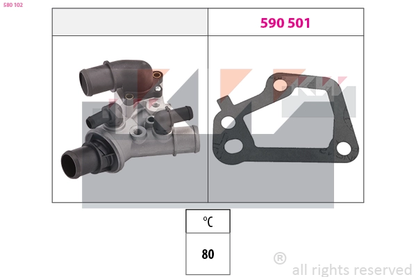 Thermostat, coolant (580 102)