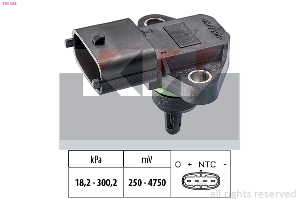 Air Pressure Sensor, altitude adaption (493 344)
