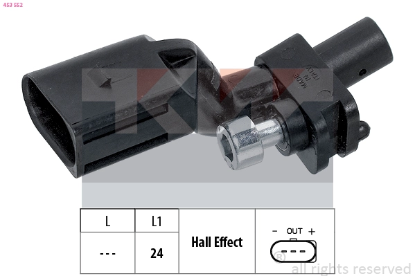 Sensor, crankshaft pulse (453 552)