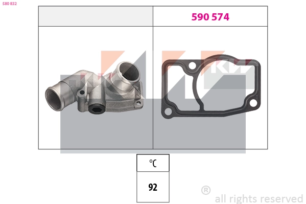 Thermostat, coolant (580 832)