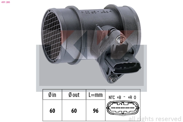 Mass Air Flow Sensor (491 285)