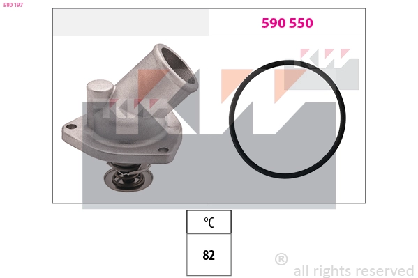 Thermostat, coolant (580 197)