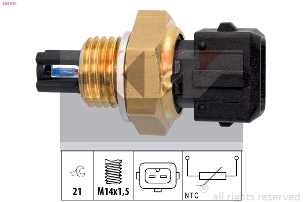 Sensor, intake air temperature (494 015)