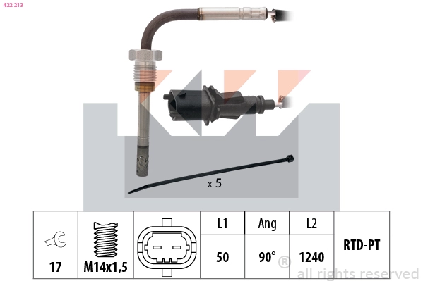 Sensor, exhaust gas temperature (422 213)