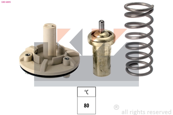 Thermostat, coolant (580 689S)