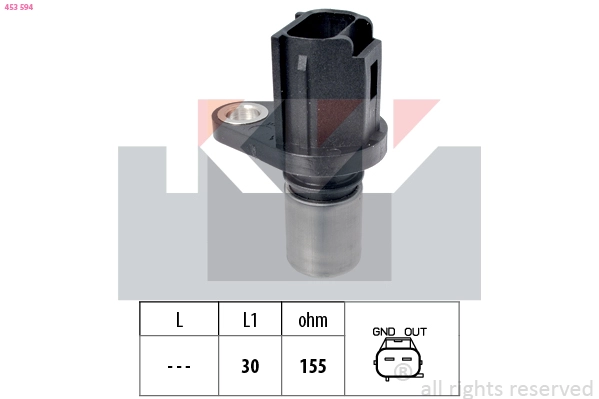 Sensor, crankshaft pulse (453 594)