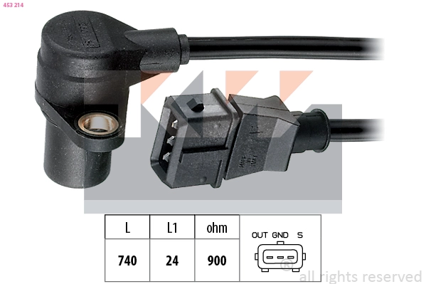 Sensor, crankshaft pulse (453 214)