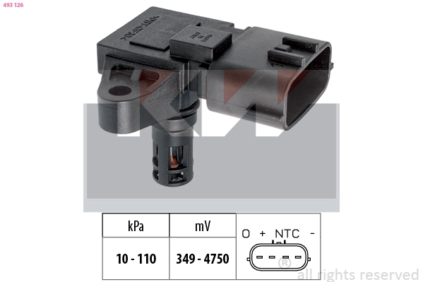 Air Pressure Sensor, altitude adaption (493 126)