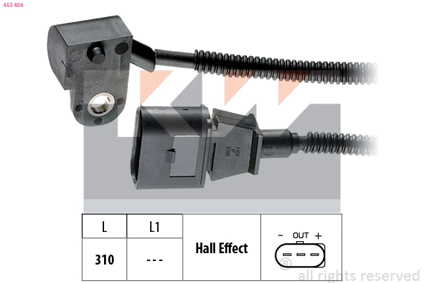 Sensor, camshaft position (453 456)
