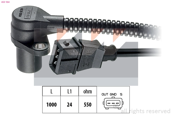 Sensor, crankshaft pulse (453 164)